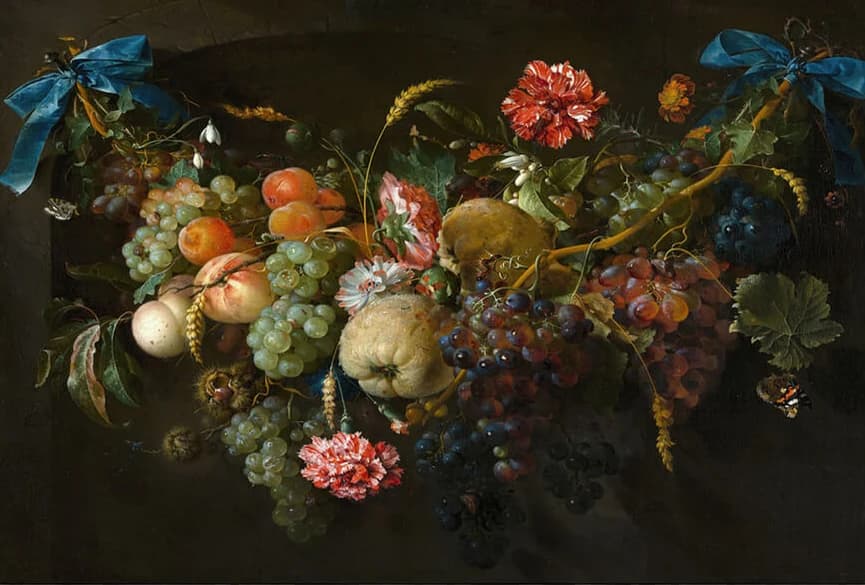 Guirlande van Fruit en Bloemen – Jan Davidsz de Heem