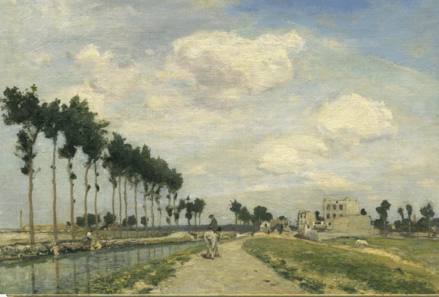 Het Jaagpad – Johan Barthold Jongkind