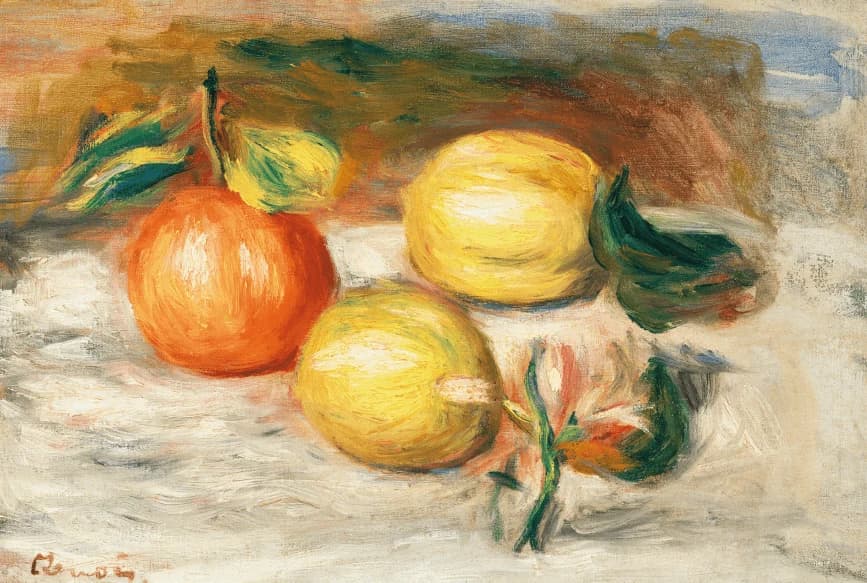 Citroenen en sinaasappel – Pierre-Auguste Renoir