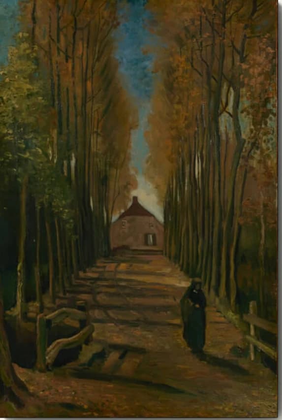 Populierenlaan in de herfst – Vincent van Gogh