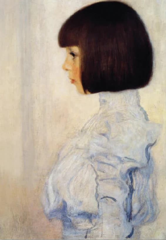 Portret van Helene Klimt – Gustav Klimt
