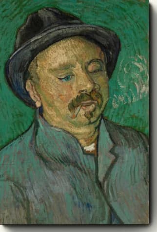 Portret van man met één oog – Vincent van Gogh