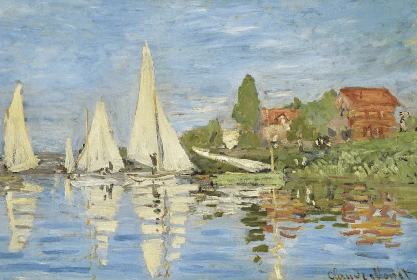 Regattas at Argenteuil – Claude Monet