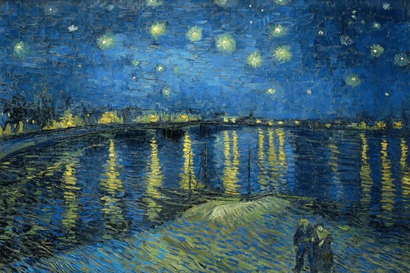 Sterrennacht boven de Rhône – Vincent van Gogh