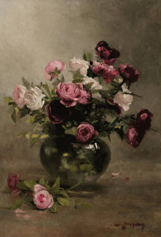 Vaas met rozen – Édouard Manet