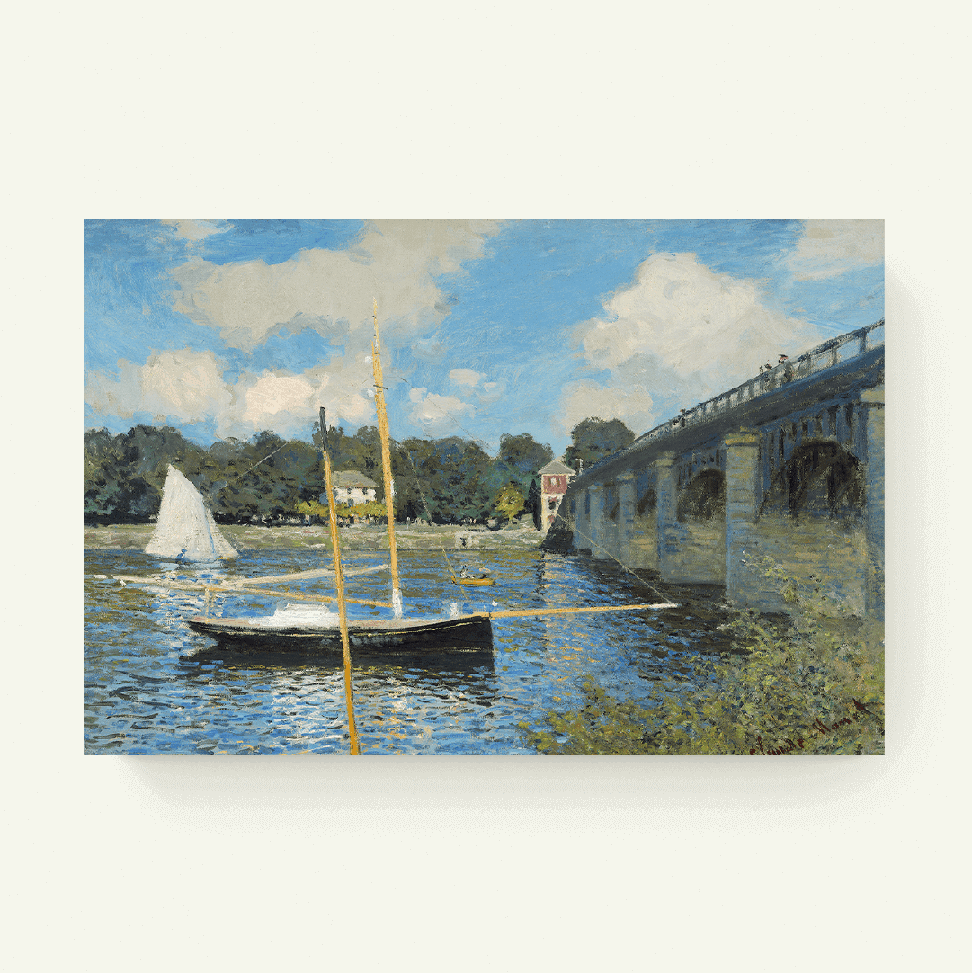 De brug bij Argenteuil – Claude Monet