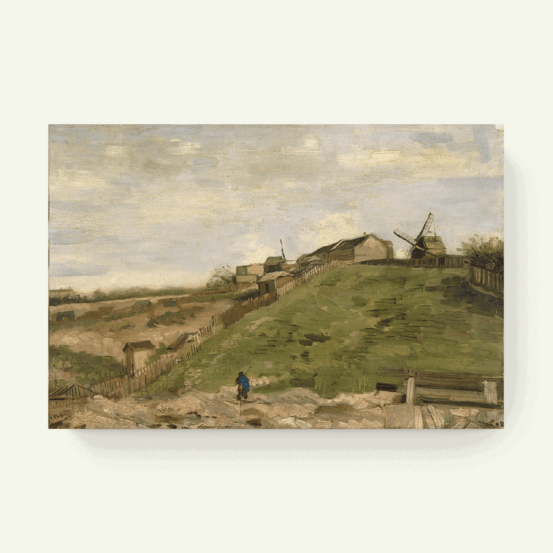 De heuvel van Montmartre met steengroeve – Vincent van Gogh