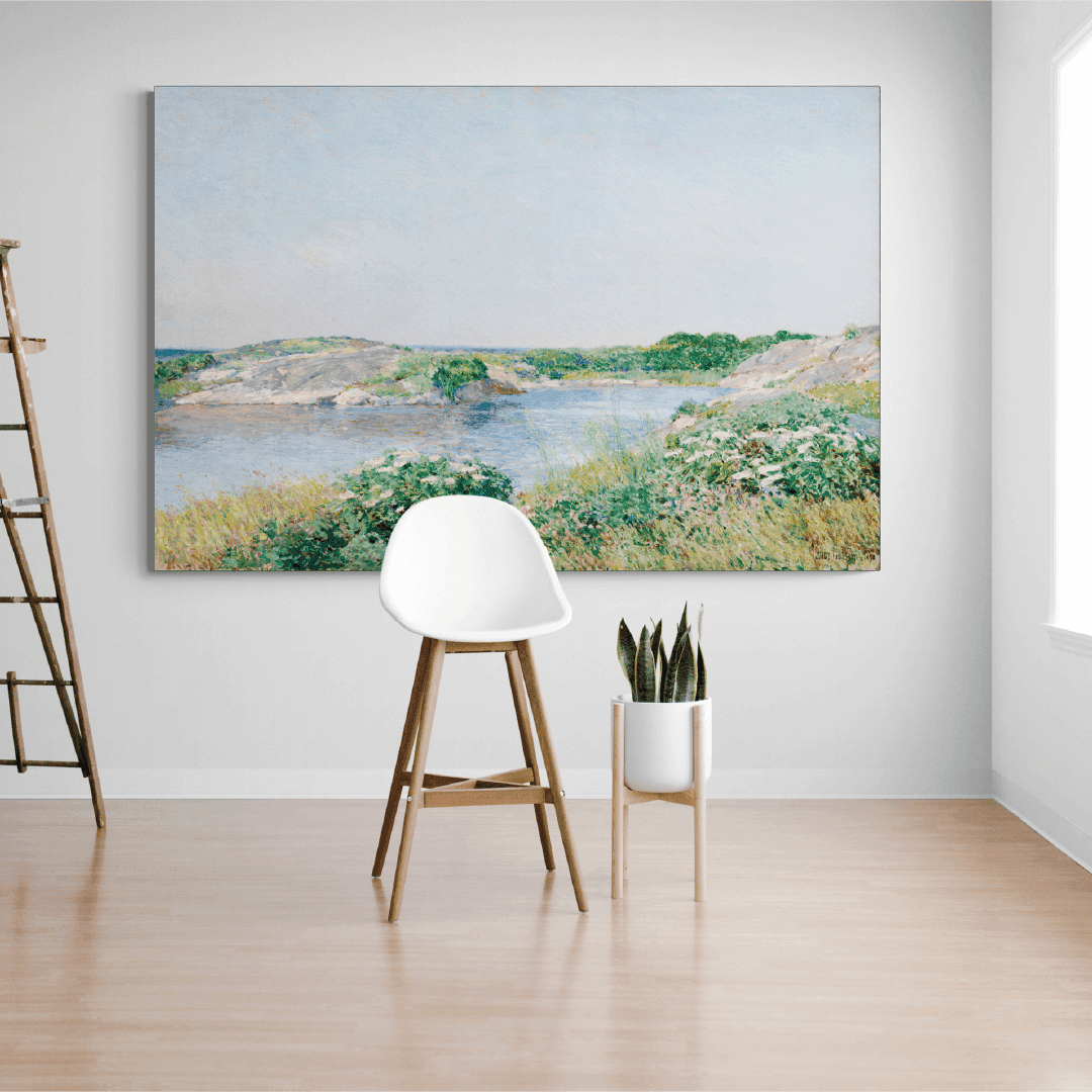 De kleine vijver aan de muur, kamer