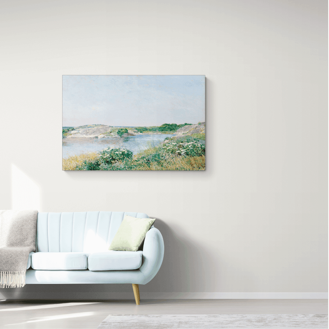 De kleine vijver aan de muur, kamer