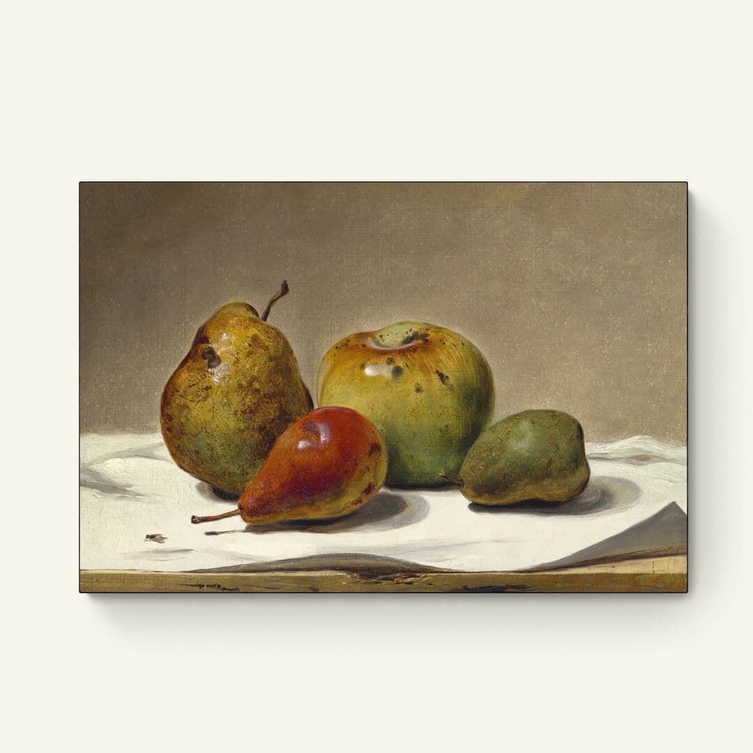 Drie Peren en een Appel (1857) – David Johnson
