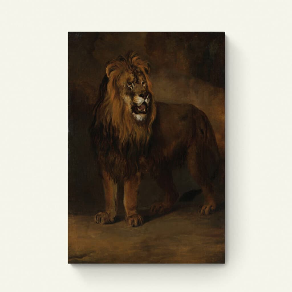 Een leeuw uit de menagerie van koning Lodewijk Napoleon – Pieter Gerardus van Os