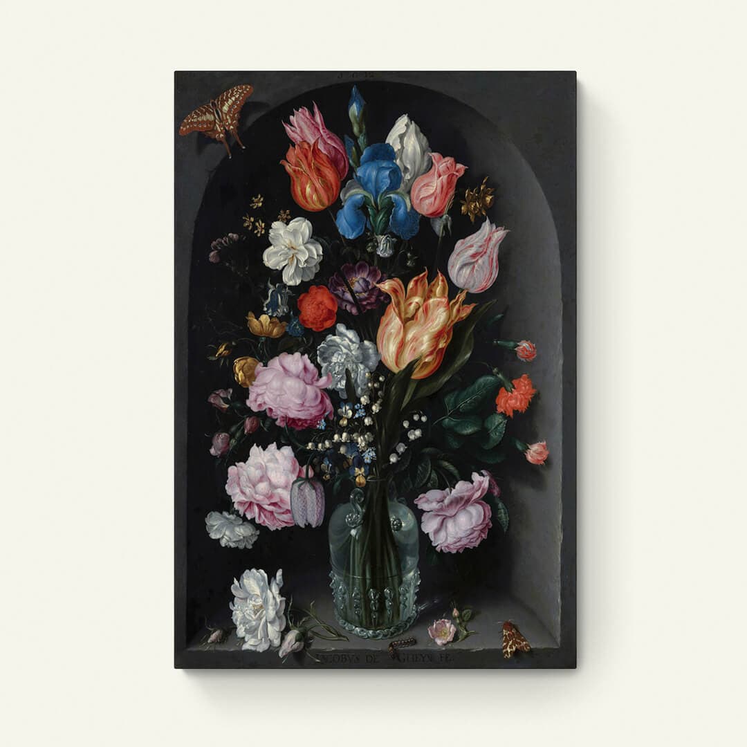Bloemen in een glazen kolf – Jacob de Gheyn II