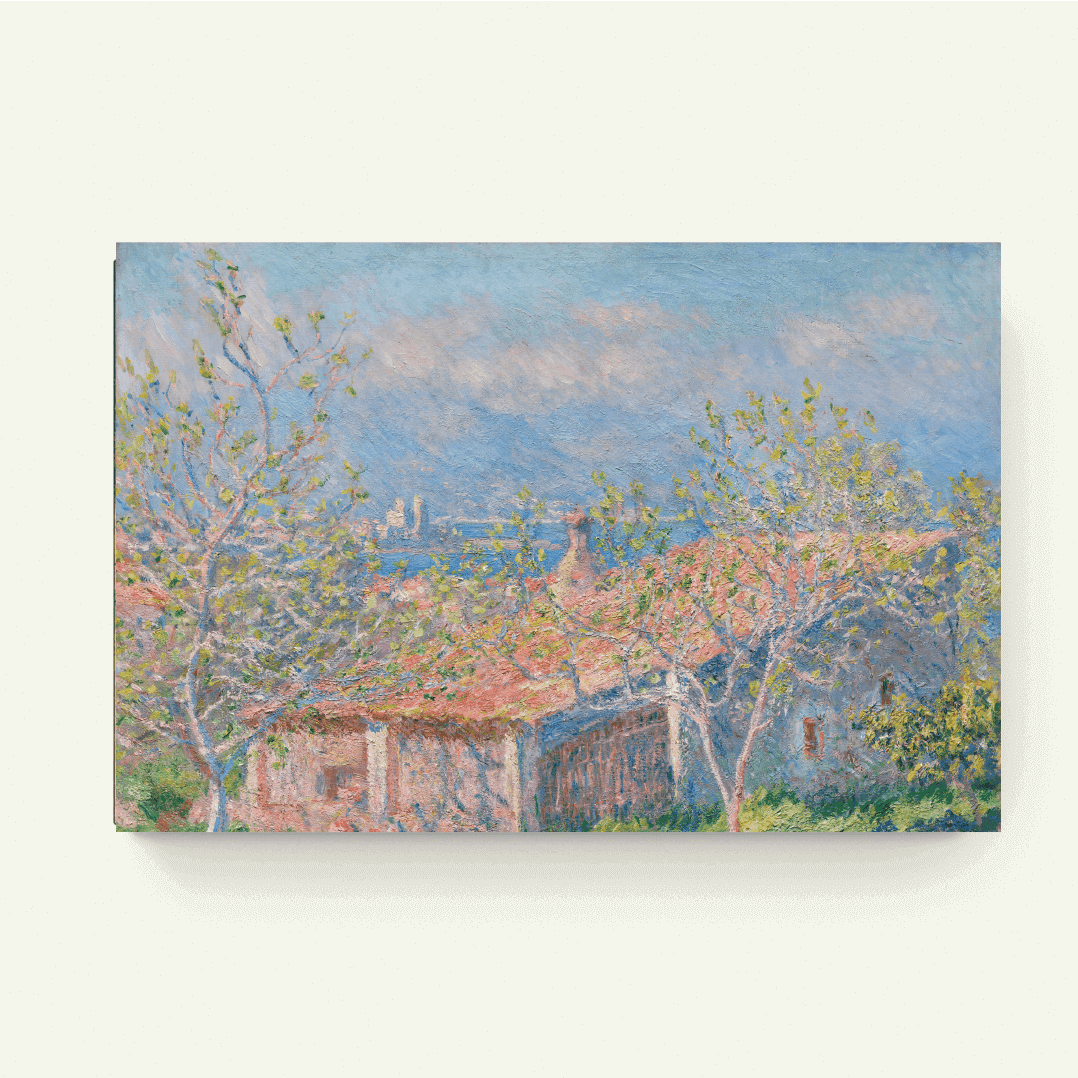 Het huis van de tuinman bij Antibes – Claude Monet