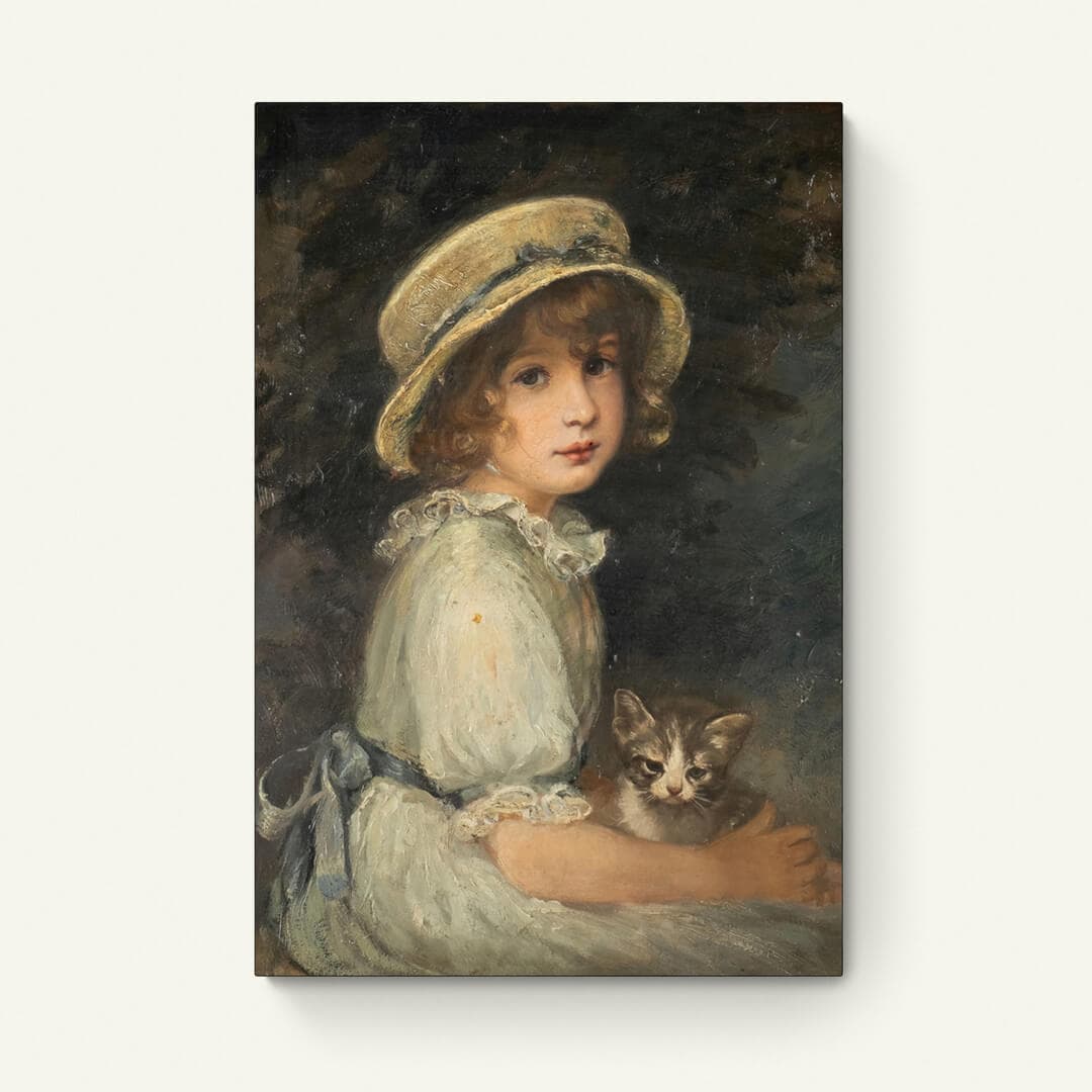 Meisje met kat – Meta Plückebaum