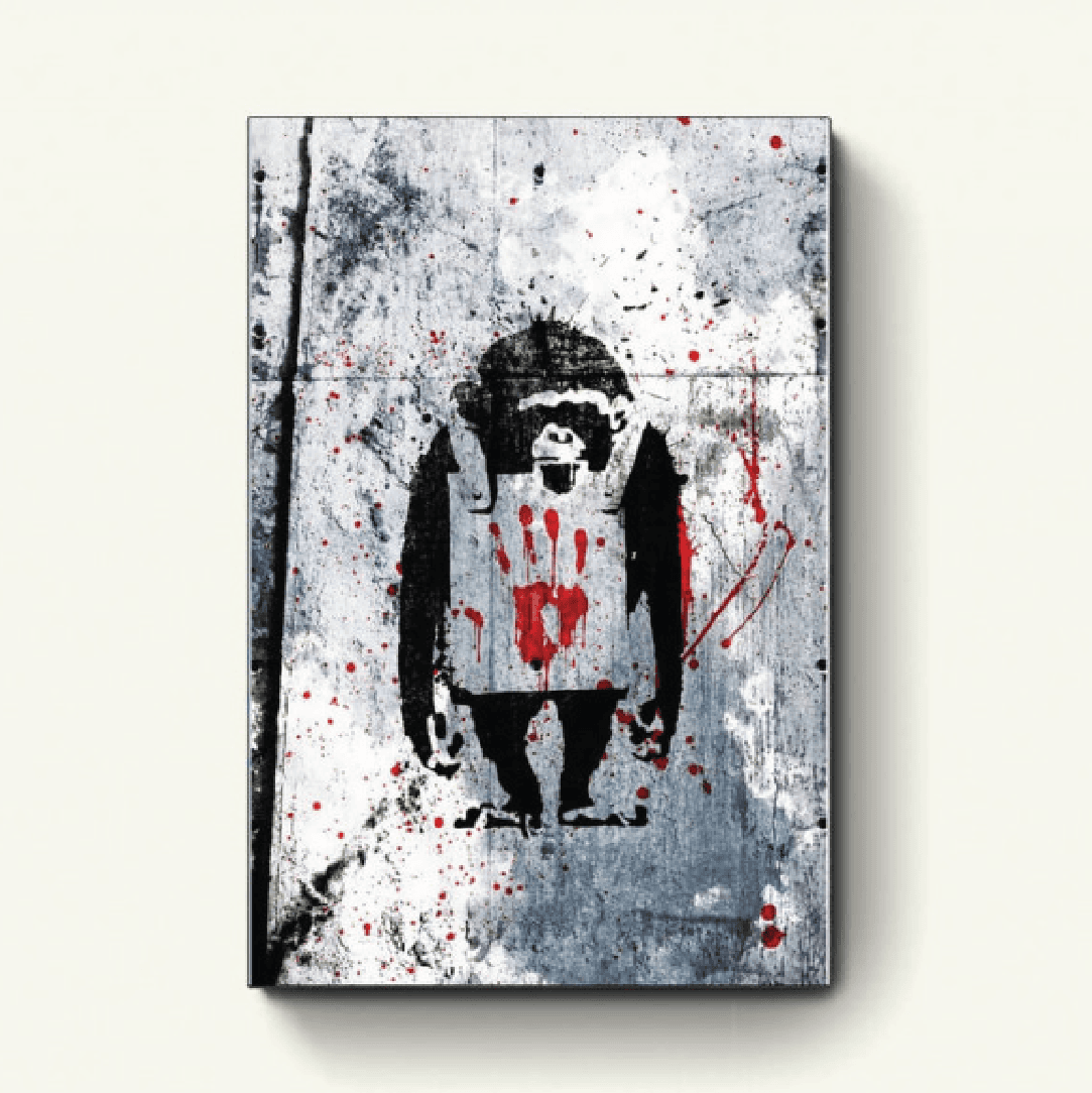 Graffiti-aap – Banksy