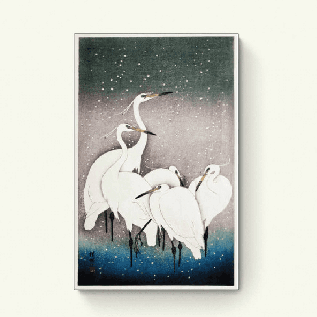 Group of Ergets – Ohara Koson