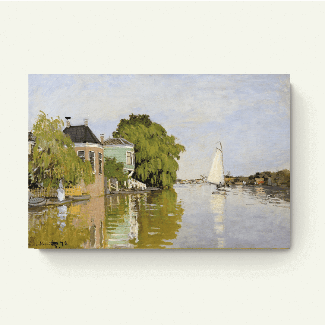 Huizen op de Achterzaan – Claude Monet