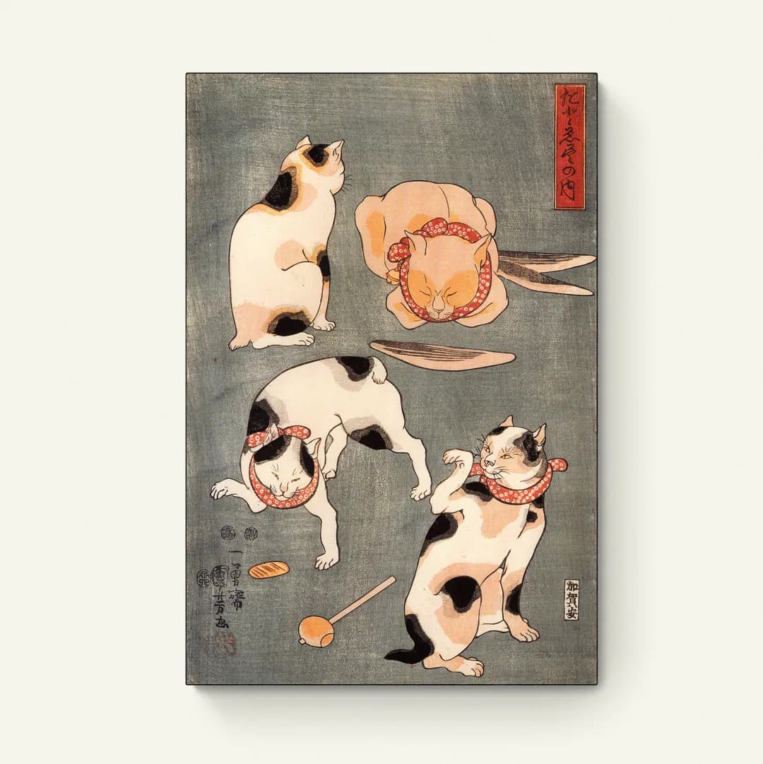 Japanse Katten – Utagawa Kuniyoshi
