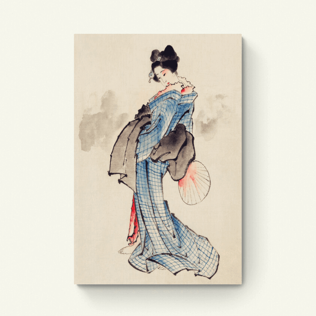 Kimono met ruitontwerp – Katsushika Hokusai