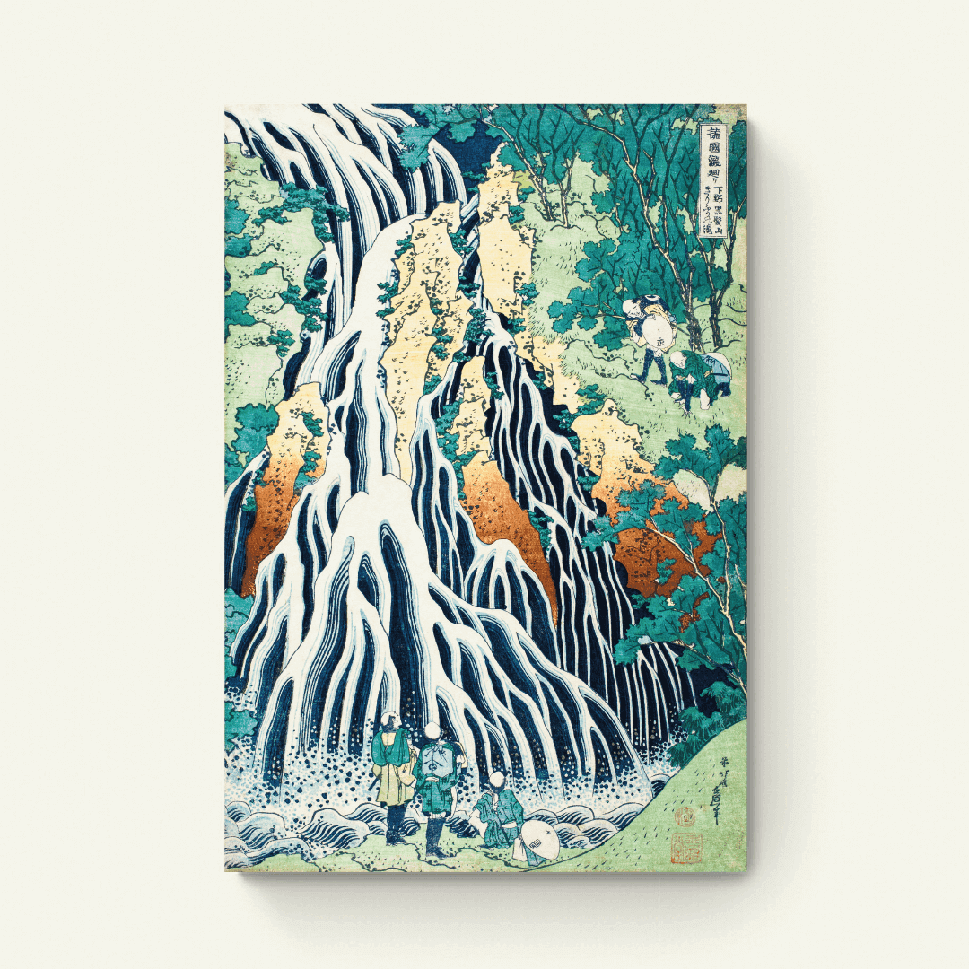 Kirifuri Waterfall at Mount Kurokami in Shimotsuke province – Katsushika Hokusai