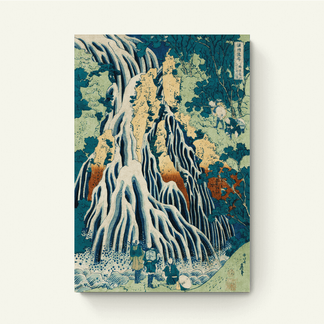 Kirifuri-waterval op de berg Kurokami in de provincie Shimotsuke – Katsushika Hokusai