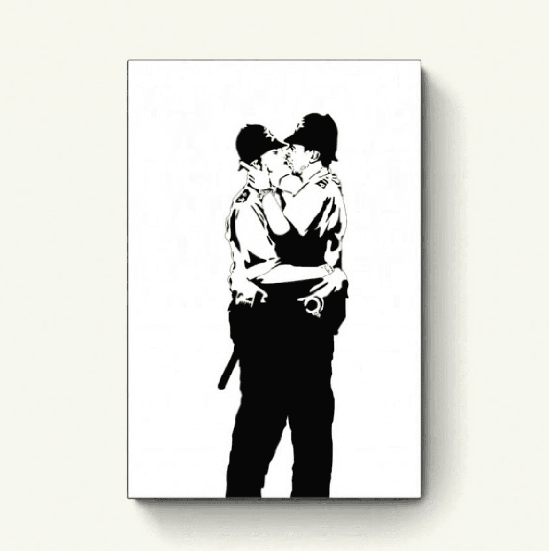 Kissing Cops – Banksy