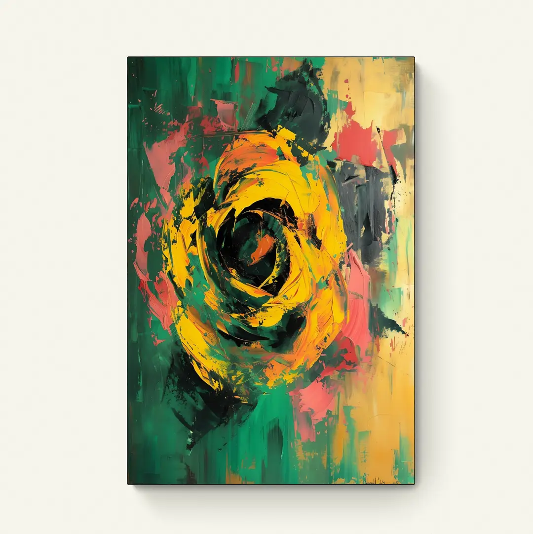 Kleurrijke Abstracte Bloem