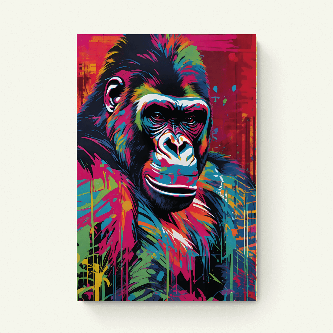 Kleurrijke Gorilla