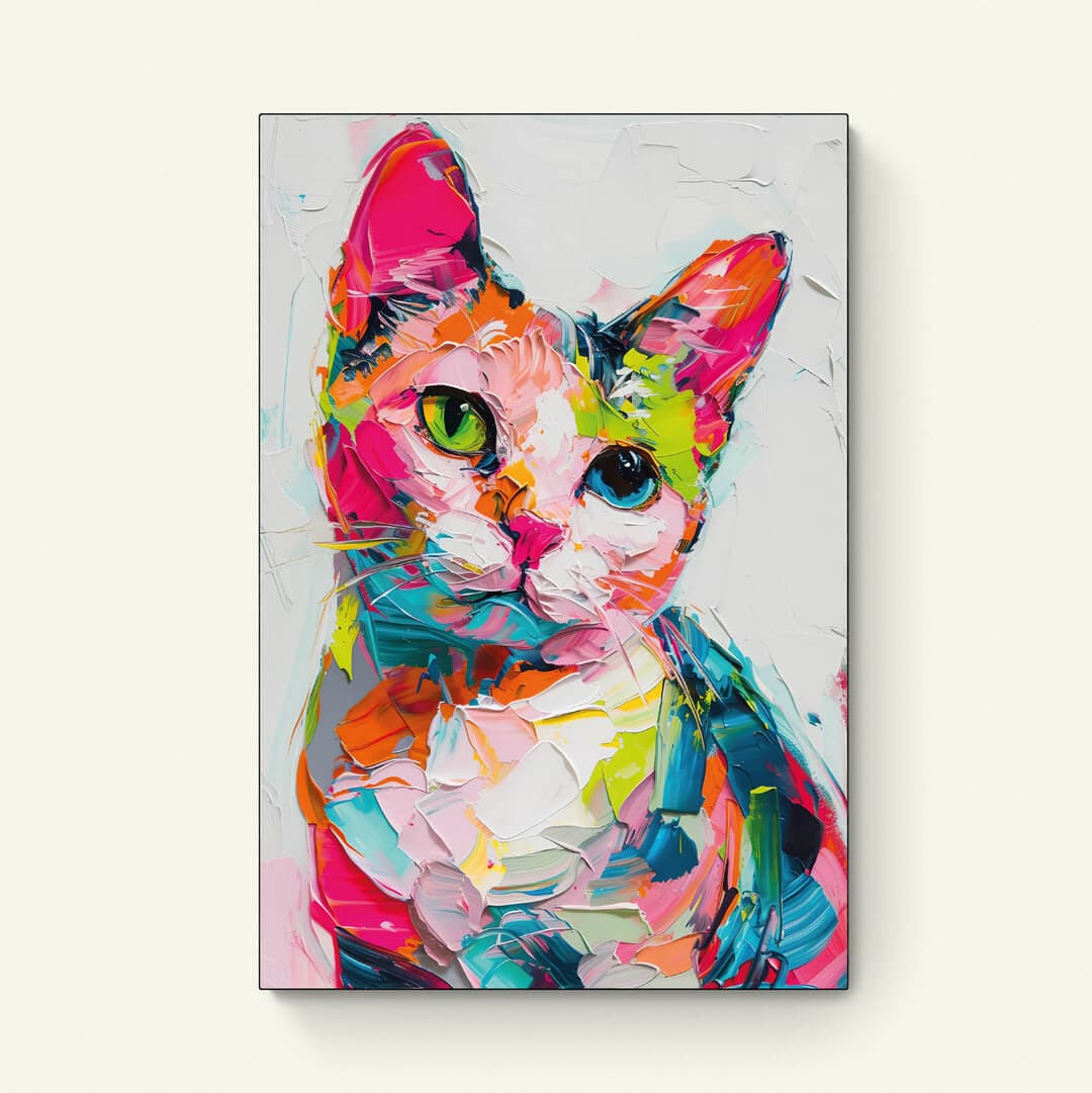 Kleurrijke Kat