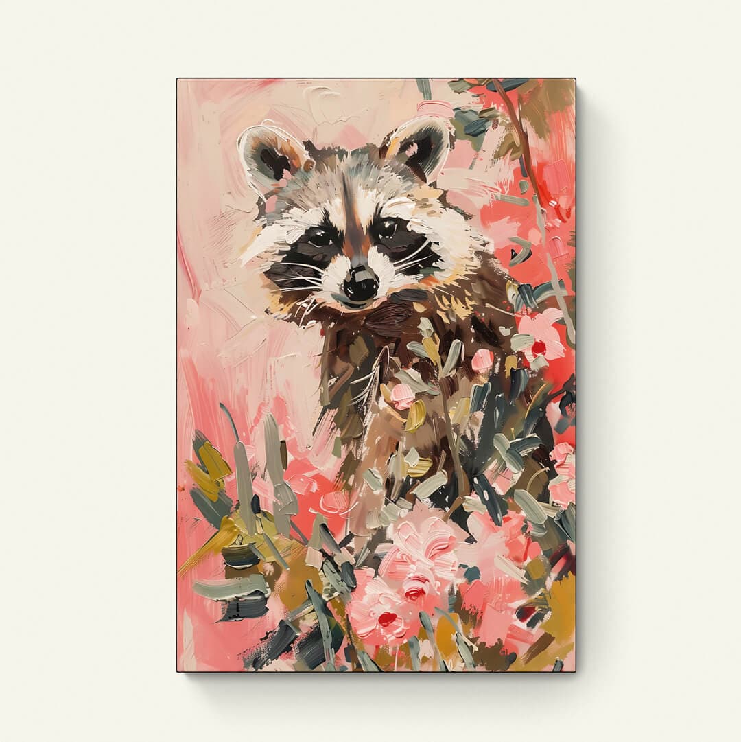 Kleurrijke Racoon