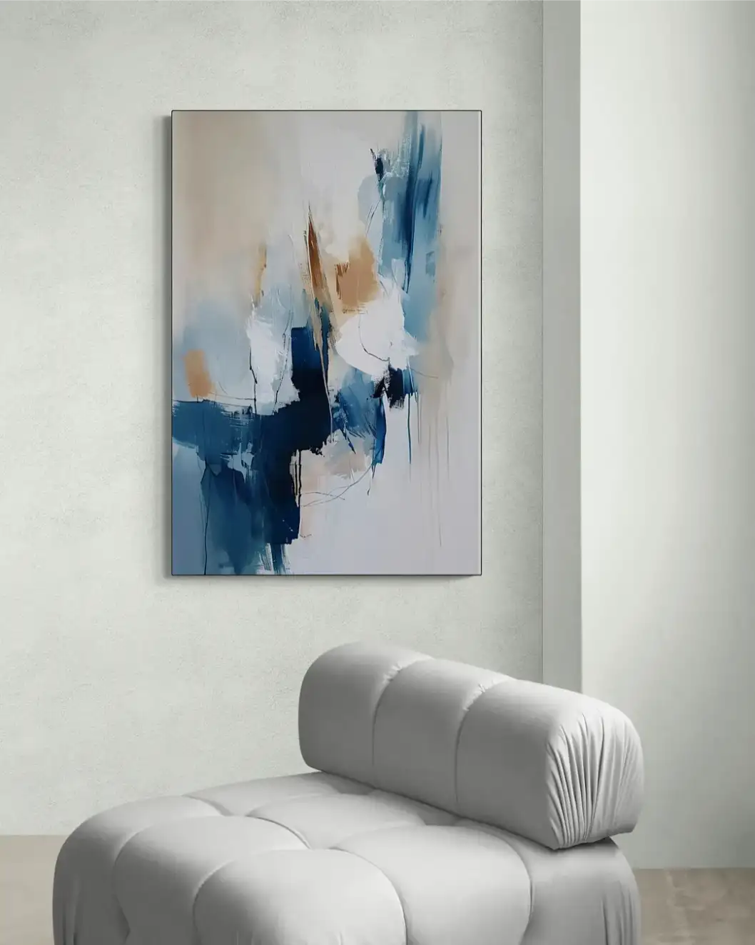 Kustlijn van Herinneringen in een interieur