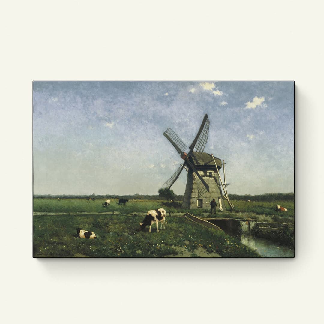 Landschap met Molen bij Schiedam (1873)