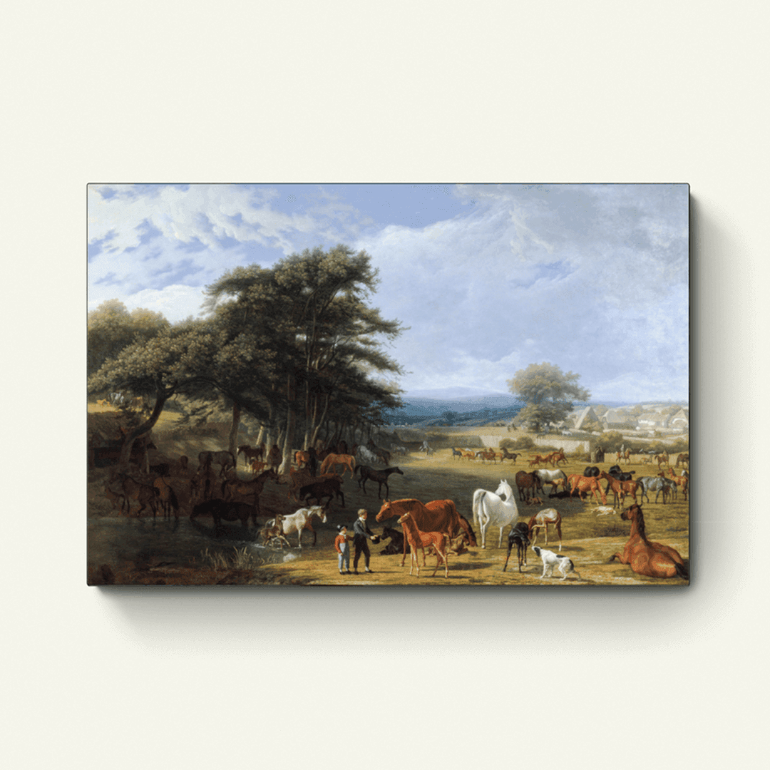 Lord Rivers Stud Farm – Jacques-Laurent Agasse