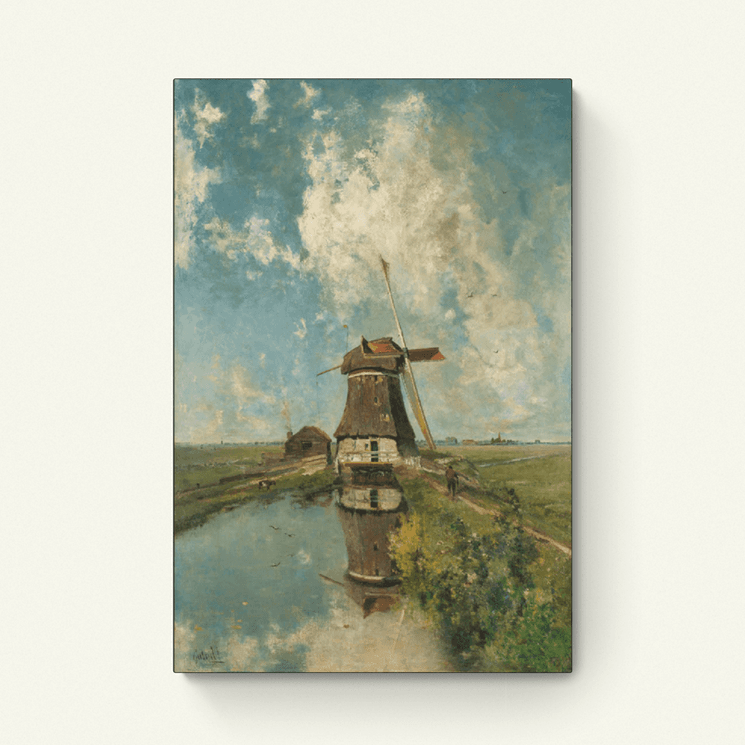 Molen in de poldervaart – Paul Gabriël
