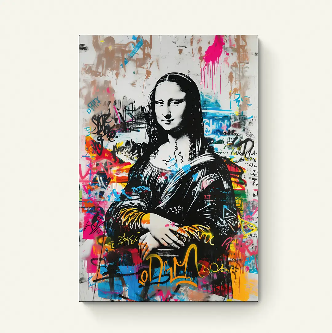 Mona Lisa Graffiti