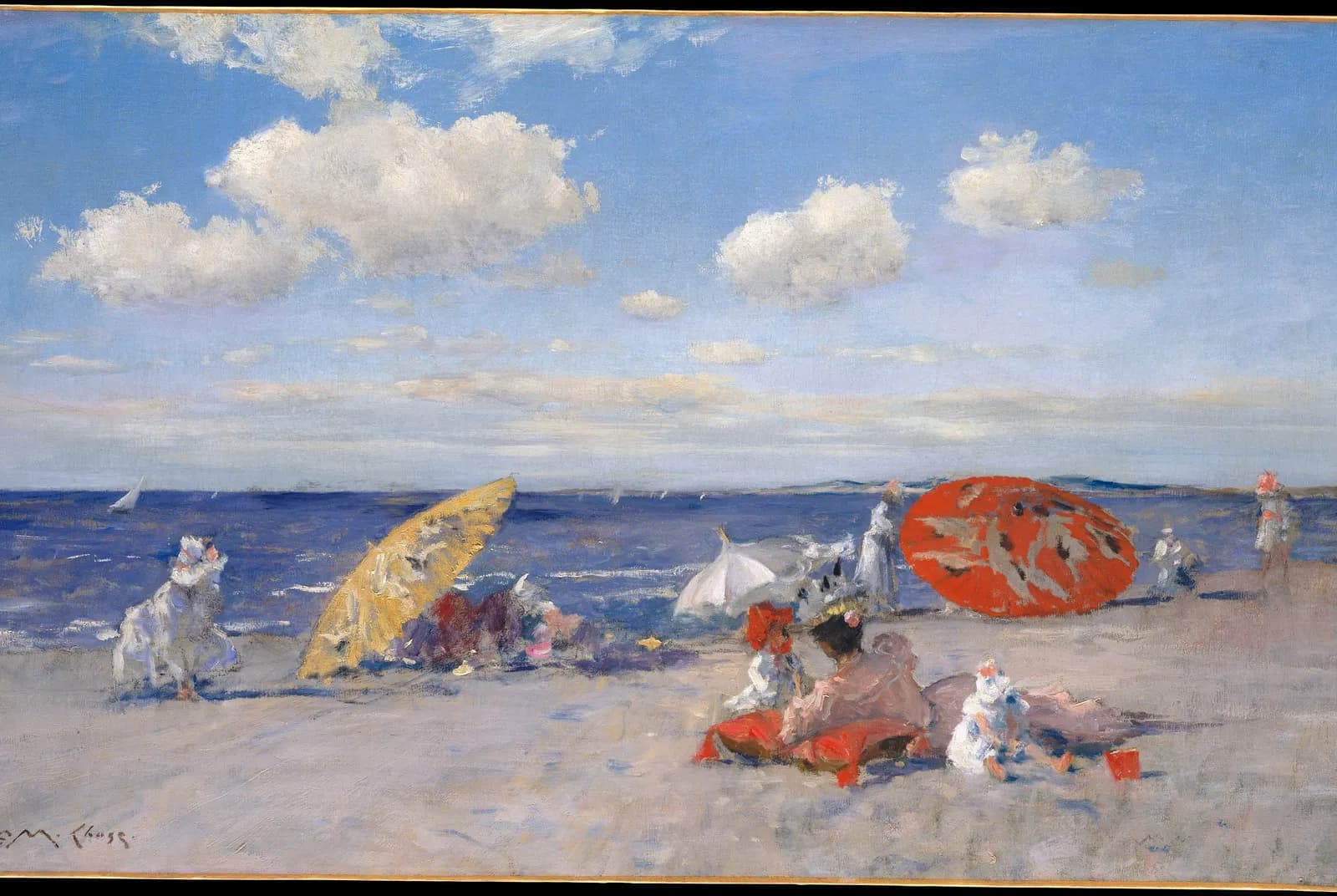 Aan zee – William Merritt Chase