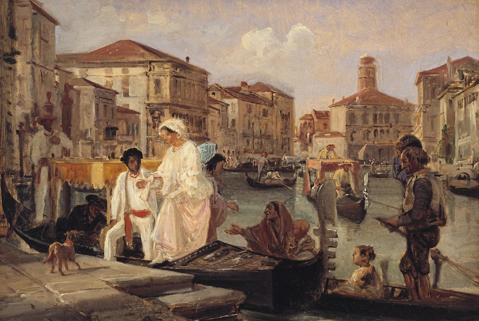 Aankomst in Venetië – Wilhelm Marstrand