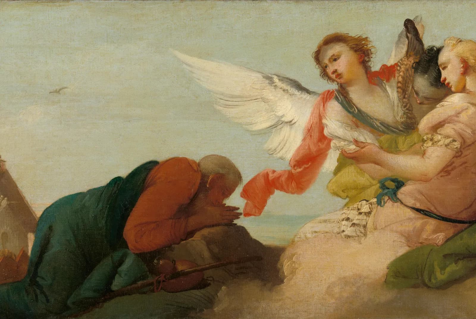 Abraham en de drie engelen – Francesco Zugno