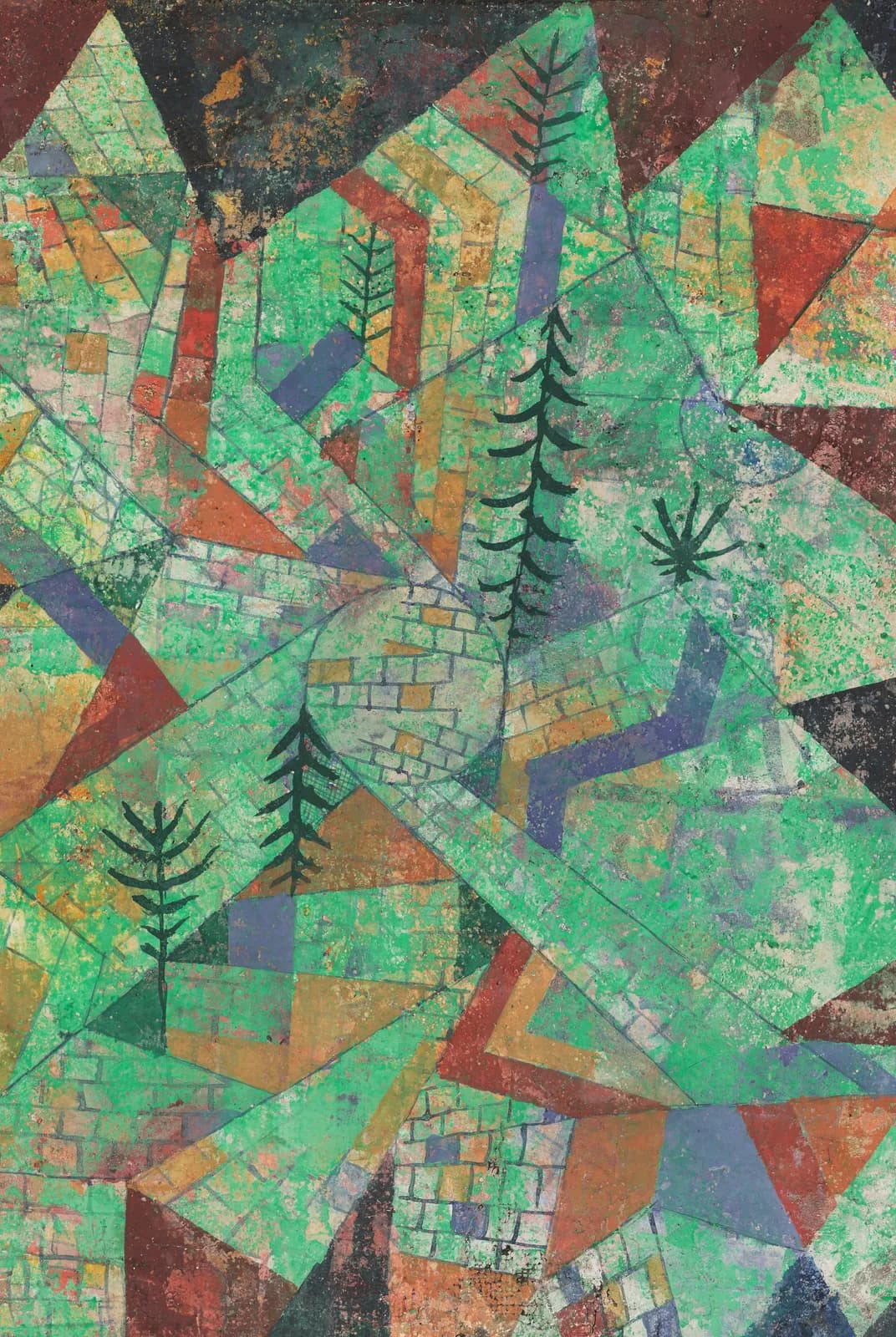 Abstract Berglandschap – Paul Klee