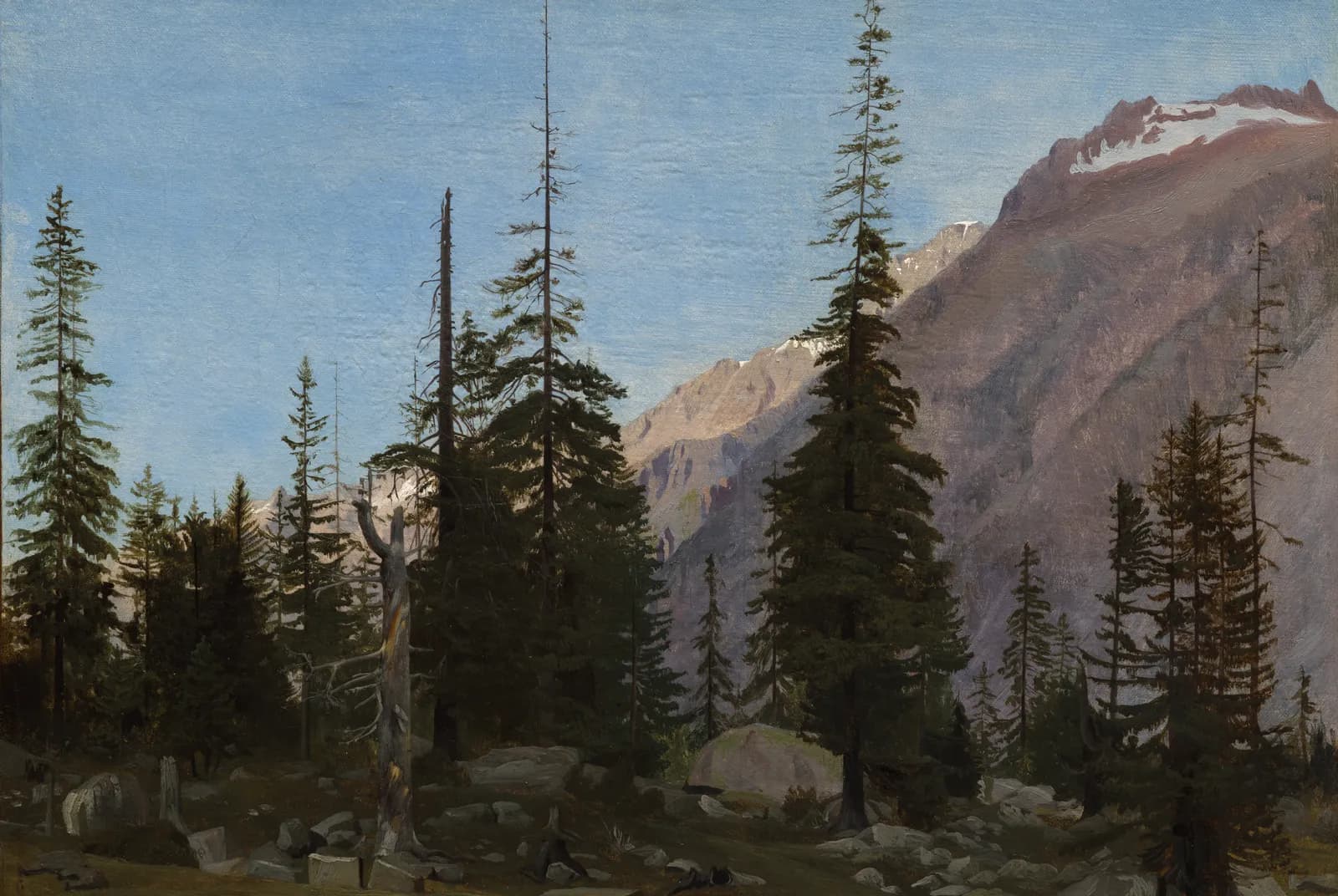 Alpenlandschap: de Handegg, Zwitserland – Jean-Léon Gérôme