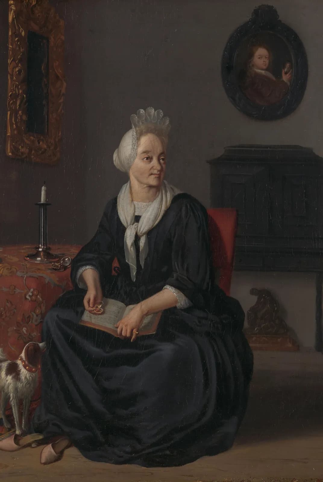 Anna de Hooghe, 1645-1717, vierde echtgenote van de schilder – Bakhuysen