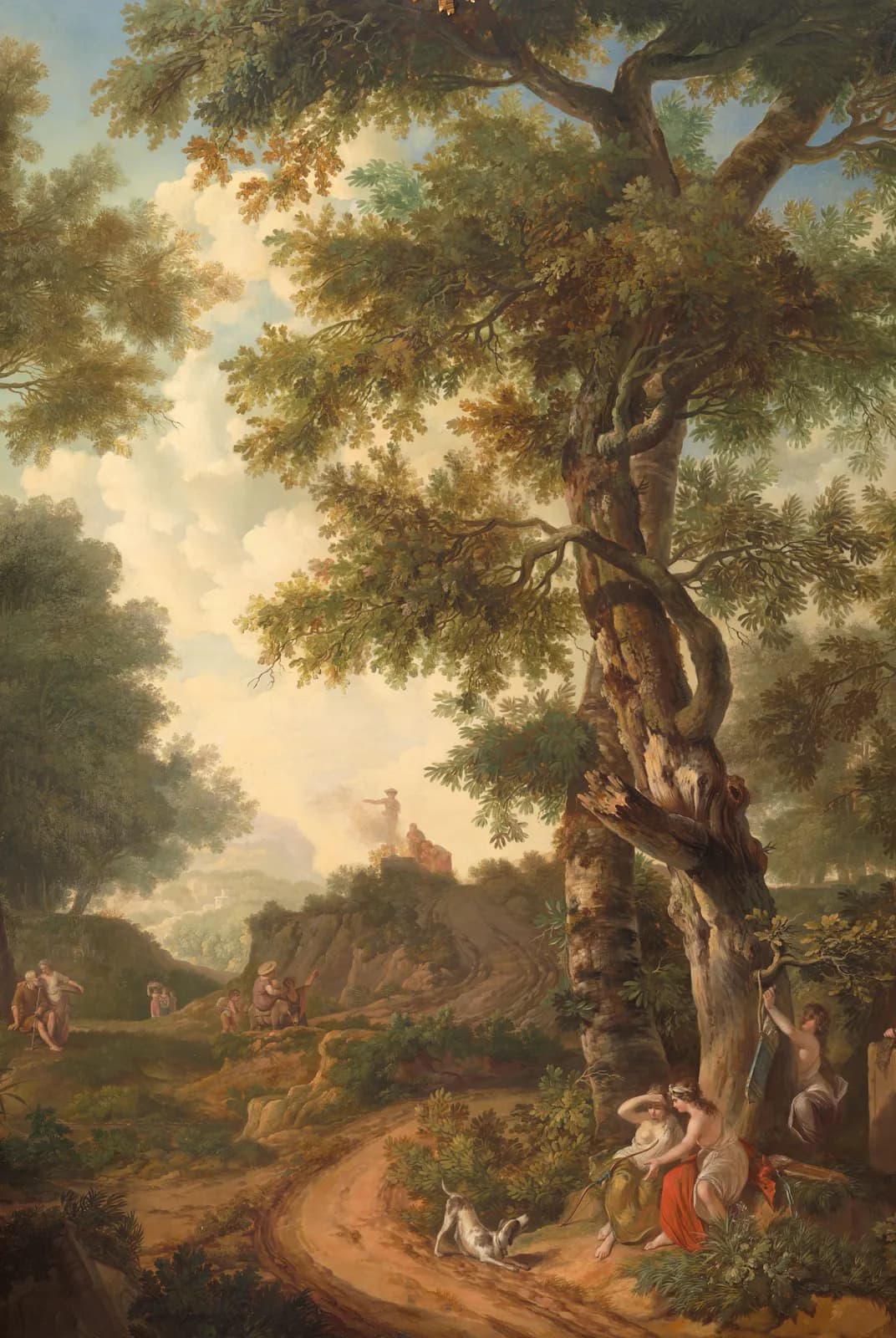 Arcadisch landschap met reizigers – Andriessen
