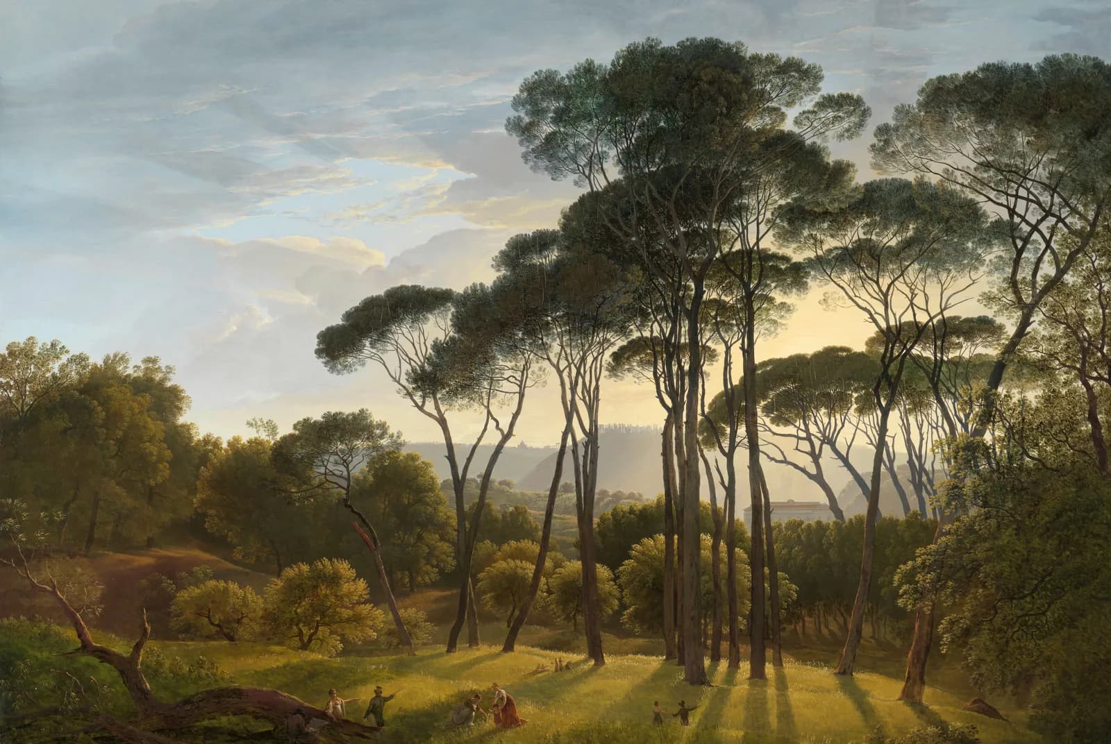 Avondlicht in het bos – Hendrik Voogd
