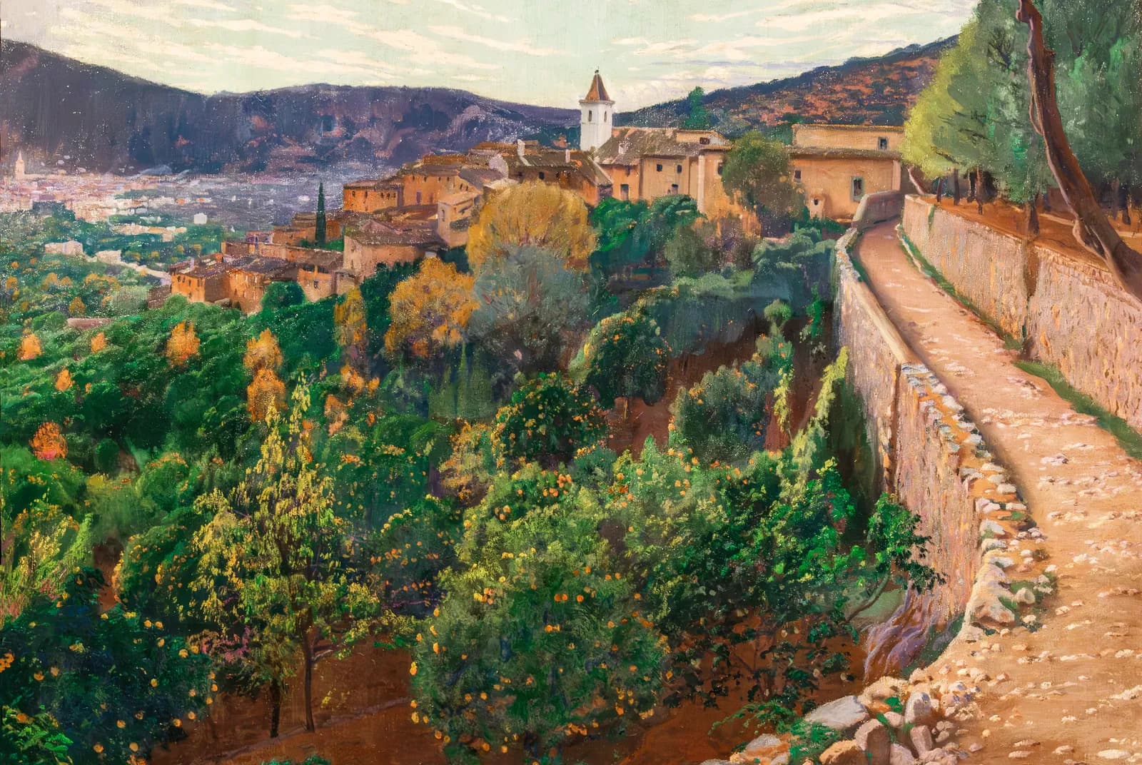 Avondschemering – Santiago Rusiñol