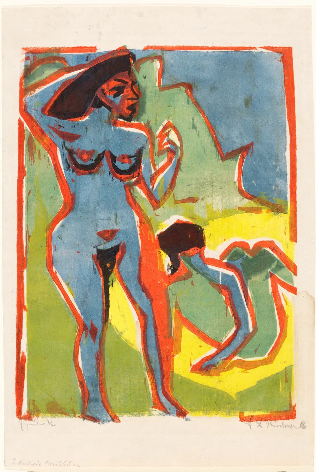Badende vrouwen bij Moritzburg – Ernst Ludwig Kirchner