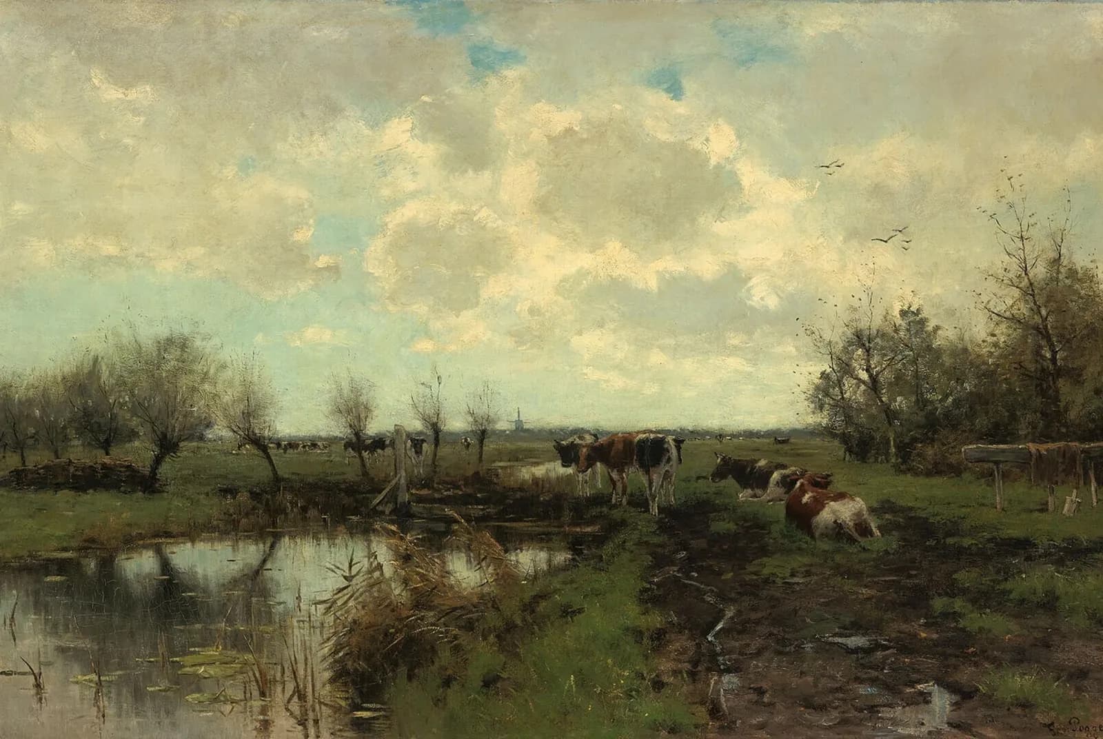 Begin oktober boven de polder – Geo Poggenbeek