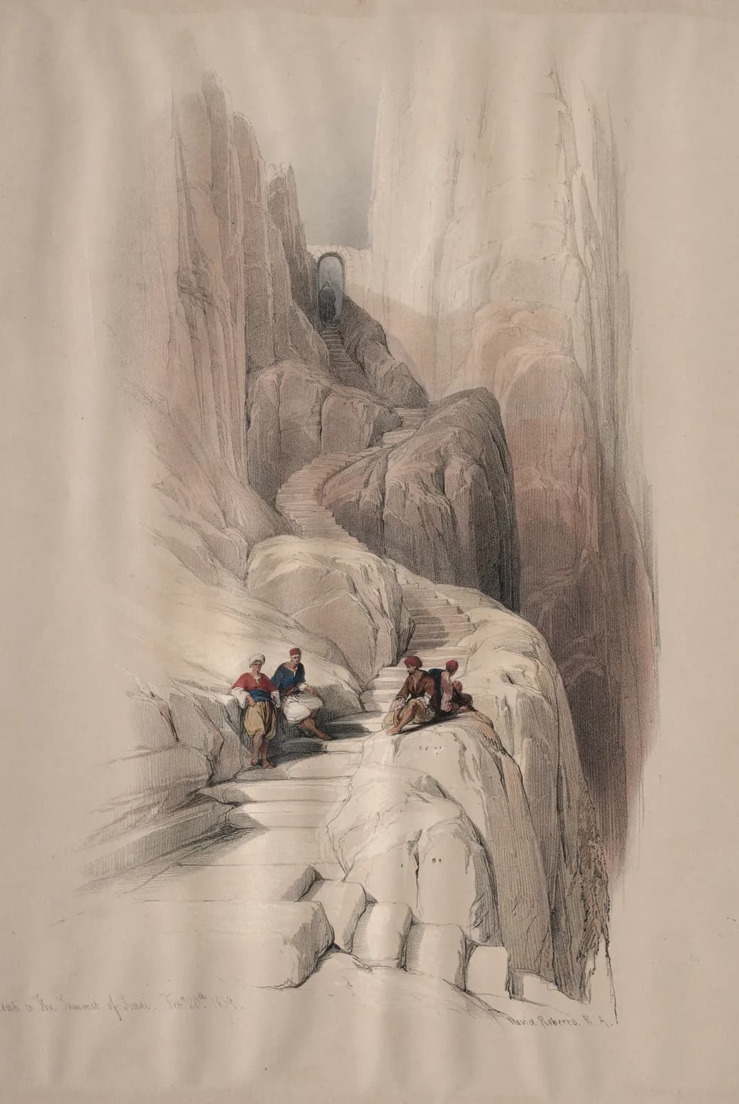 Bergpad Sinaï – David Roberts