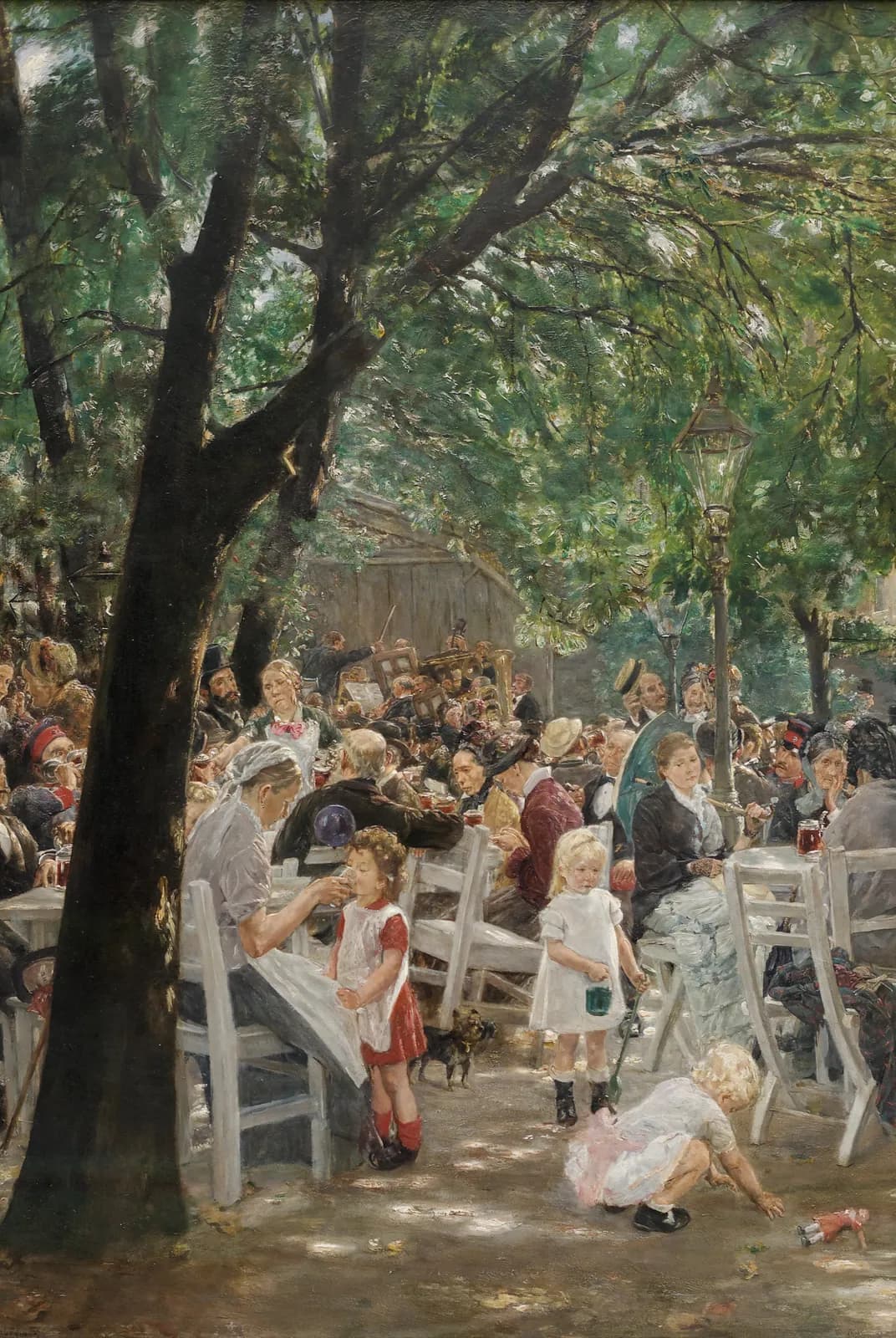 Biertuin in München, 1884 – Max Liebermann