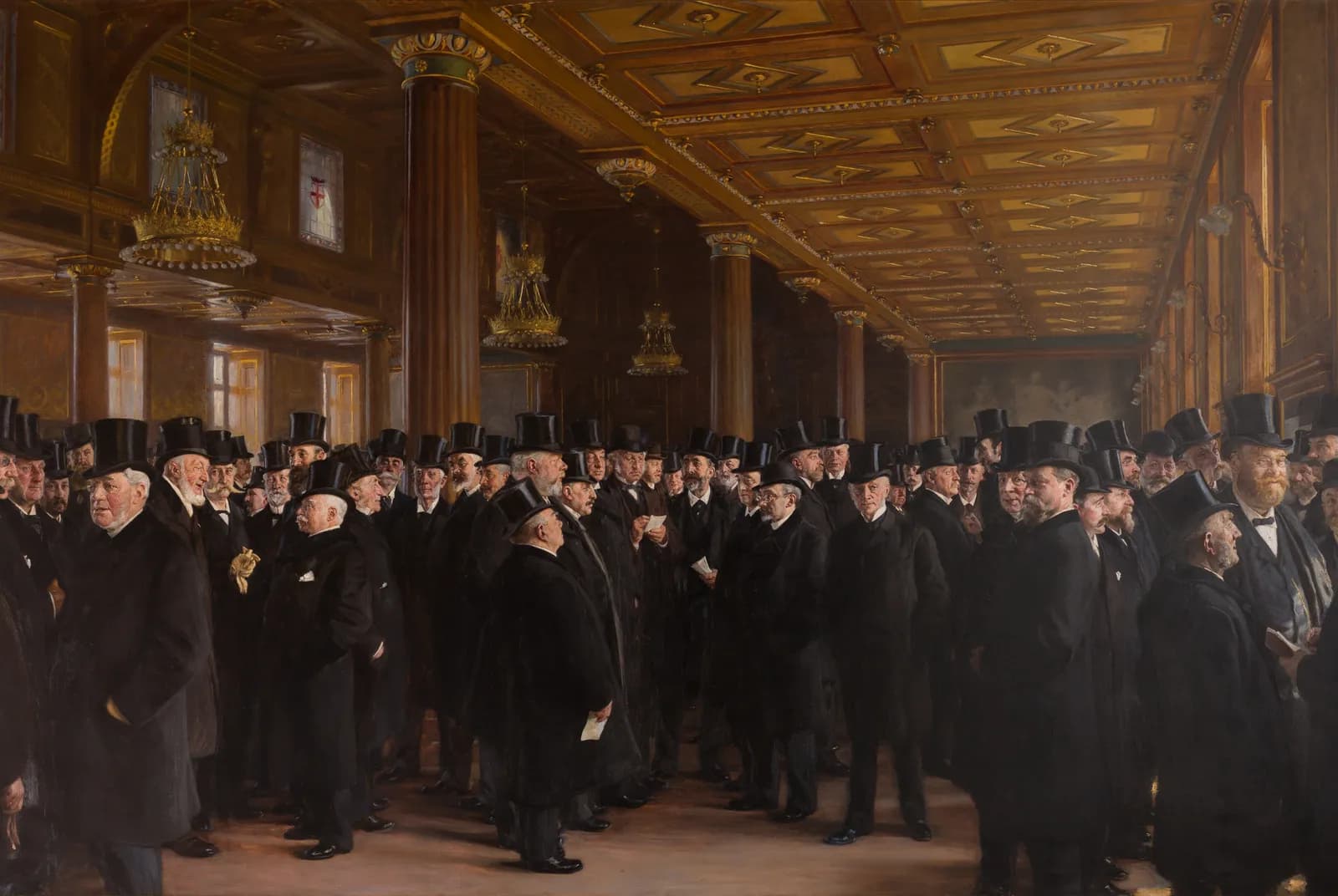 Bij de Beurs van Kopenhagen – Peder Severin Krøyer