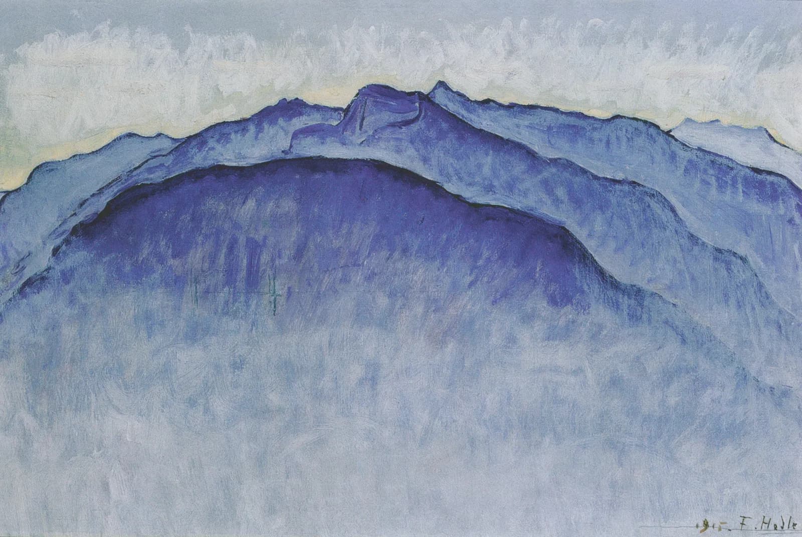 Blauwe Bergketen – Ferdinand Hodler